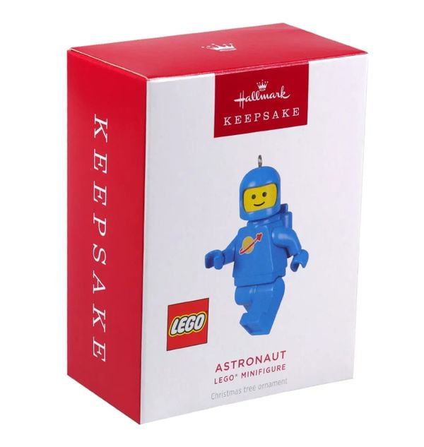 kerstcadeaus betaalbaar lego astronaut minifiguur kerstversiering kerstboom 15,99 euro