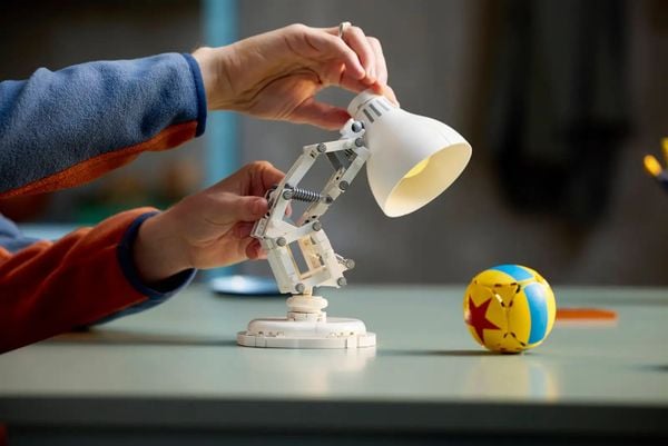 LEGO Ideas set Pixar Luxo Jr logo