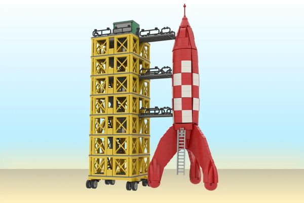 LEGO Ideas 21367 Tintin Kuifje raket Moon Rocket