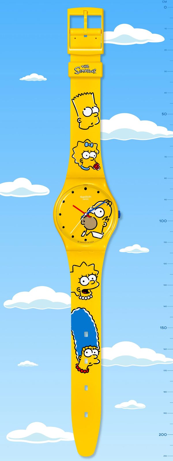 Swatch dropt met The Simpsons Family Maxi het grootste horloge oot
