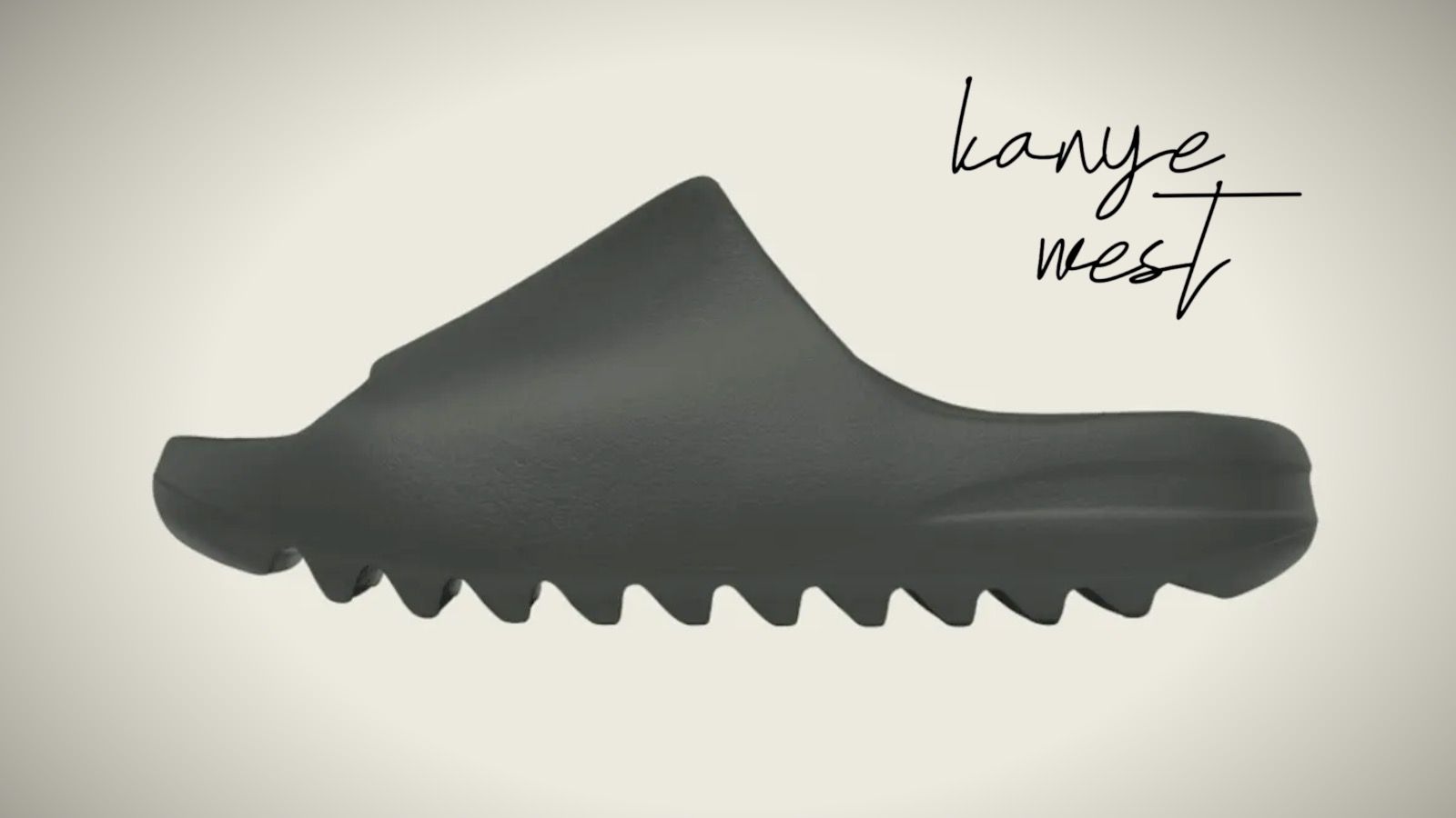 Adidas doet Yeezy Slide Dark Onyx van Kanye West in uitverkoop