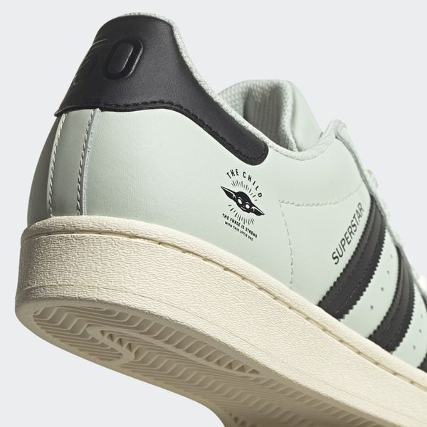adidas, the child x superstar, baby yoda, sneakers