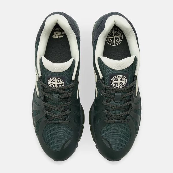 Stone Island X New Balance ABZORB 1890 sneakers 90's voetbal groen logo
