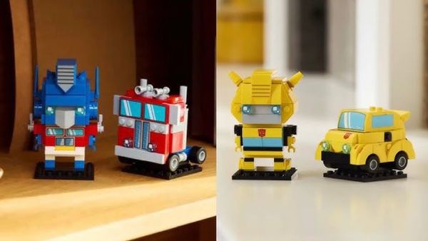 LEGO BrickHeadz 40803 Optimus Prime Robot & Vehicle