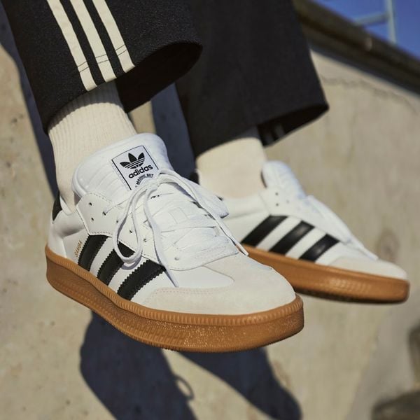 adidas samba xlg sneakers skate voetbal wit