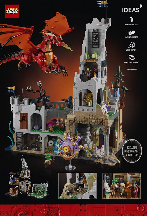 LEGO Ideas 21348 Dungeons & Dragons- Red Dragon’s Tale 323232
