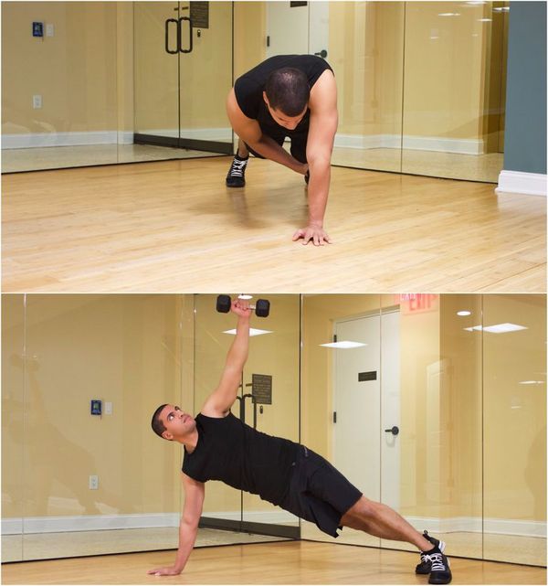 Side Plank with Rotation