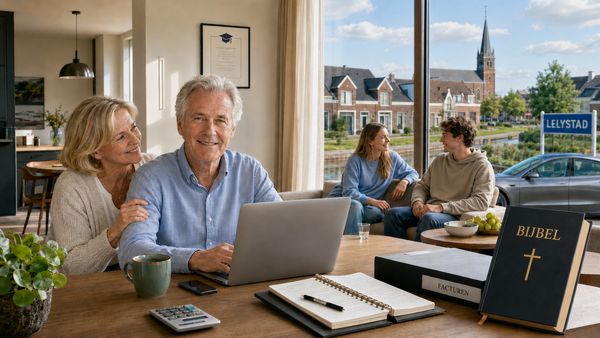 Zelfstandige man van 65 tot 75 jaar met partner, twee kinderen, diploma en Bijbel in Lelystad: het CBS-recept voor een gelukkig leven.