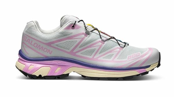 salomon xt-6 in nieuwe kleuren trail sneakers roze paars