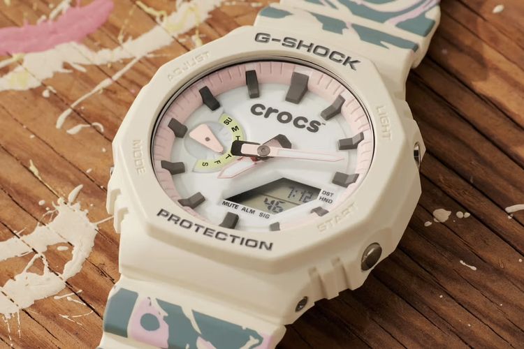 G-Shock en Crocs bundelen krachten voor bizarre horlogeschoen 4