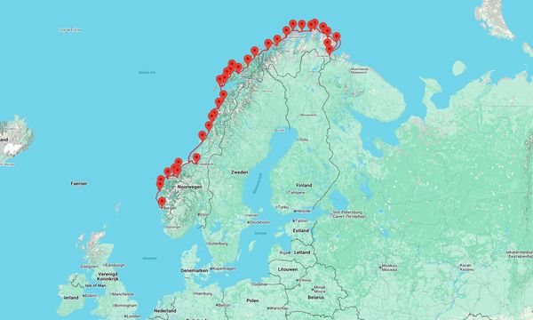 noorwegen cruise klimaatneutraal prijs hut kamer duurzaam