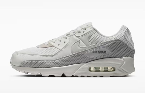 nike air max 90 premium Off White Grey Fog Smoke Photon Dust IM5759-100 nieuwe sneakers new balance grey days