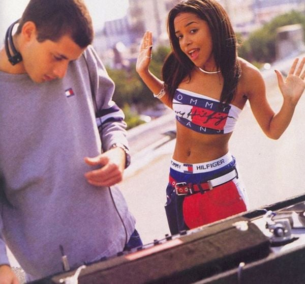hiphop, jaren 90, 90sm tommy hilfiger