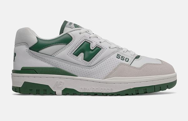 New Balance 550 groene witte sneakers met korting zomer sale 2025 BB550PB1
