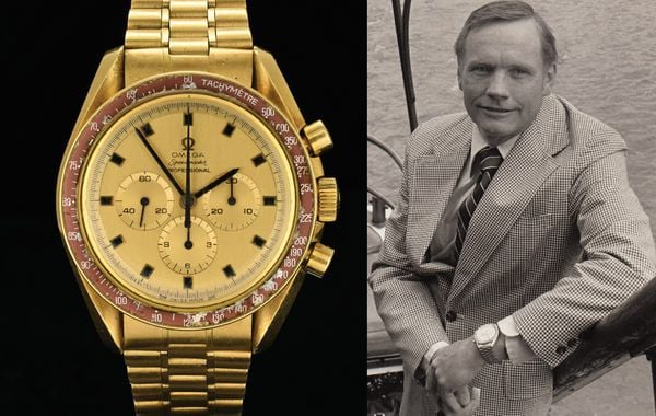 Iconisch 18-karaats gouden OMEGA-horloge van maanwandelaar Neil Armstrong geveild voor goed doel 333
