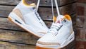 nike aj sneakers Air Jordan 3 Retro 'White and Orange Peel'