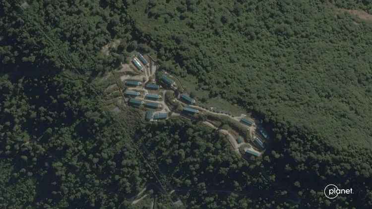 Geheime Bitcoin-mijnen in de Himalaya ontdekt satelietbeelden bhutan education city