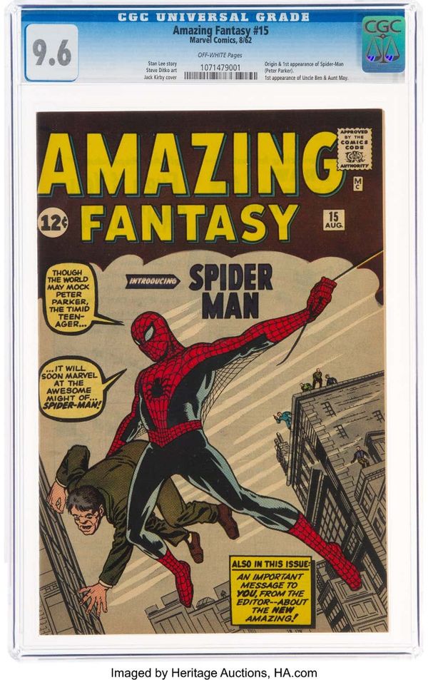 Duurste comic ooit: debuut Spider-Man levert miljoenen op