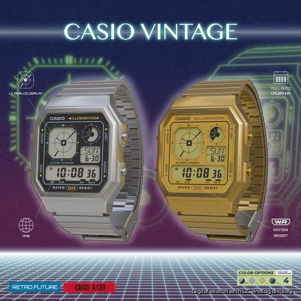 A130WEGG-1A 23323 Casio horloges