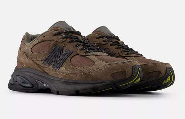 new balance 2010 abzorb dad sneakers 40 procent korting sale 102 euro bruin outdoor veters