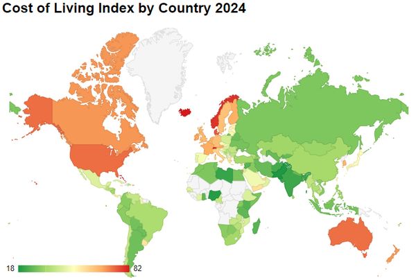 Dit zijn de duurste landen om te leven en Nederland valt reuze mee