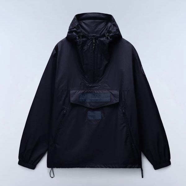 Napapijri Rainforest Next Summer Anorak perfecte oversized regenjas 80 euro korting navy