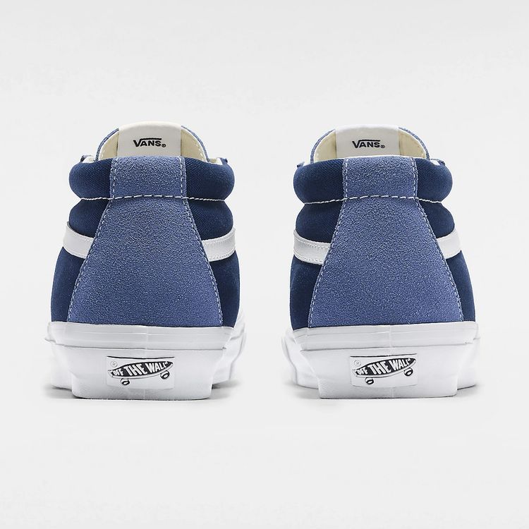 Vans Premium Sk8-Mid 83 nieuwe sneakers middelhoog blauw wit comfort