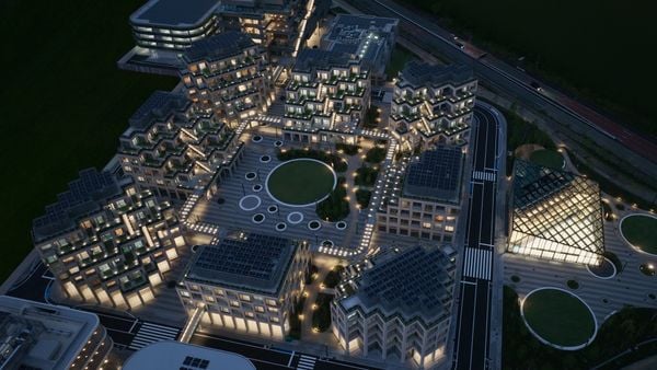 woven city toyota stad van de toekomst mount fuji japan architectuur ces 2025 ai zonnepanelen bjarke ingels