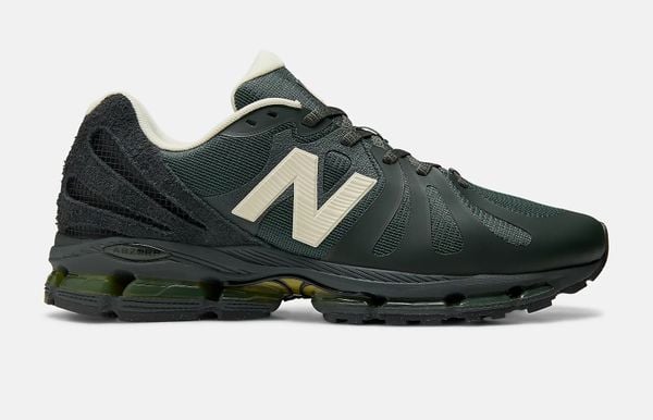 Stone Island X New Balance ABZORB 1890 sneakers 90's voetbal groen