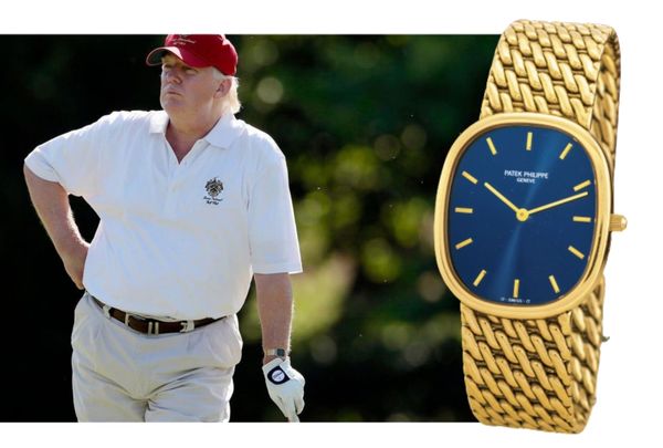 Patek Philippe Golden Ellipse, favoriete horloges, donald trump