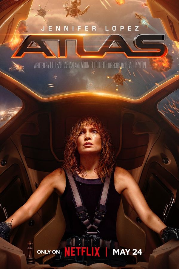 Jennifer Lopez Atlas sciencefiction film trailer Netflix 33